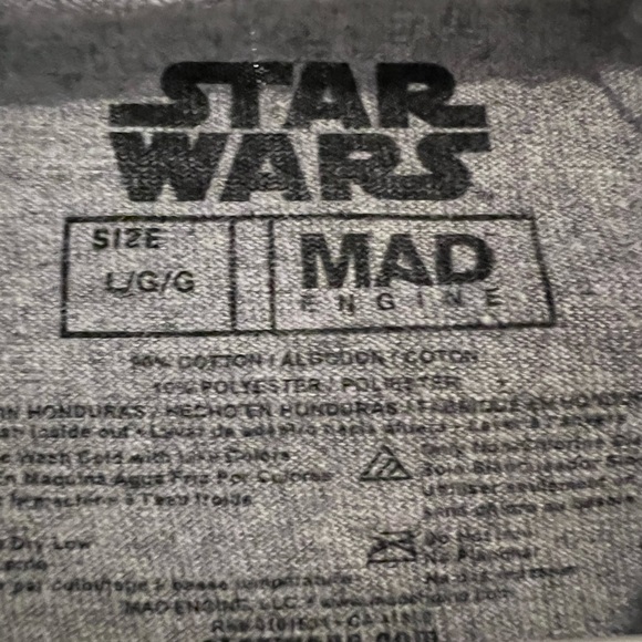 Disney Star Wars Long Sleeve Crop Top NWT - Picture 3 of 3